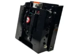 BOB'S MACHINE 4 inch Setback Action Series Jack Plate, Powder Coated Black  | 100-104101P-PCGB-NOSPN-NG