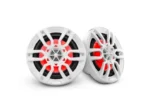 DS18 NXL 8" 2-Way Coaxial Marine Speaker With LED RGB Lights 125 Watts Rms 4-Ohm -White | NXL-8