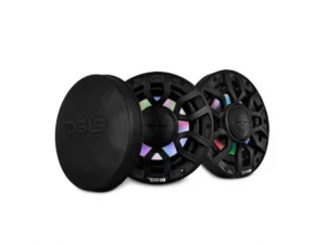 DS18 NXL 8" 2-WAY COAXIAL MARINE SPEAKER WITH DIGITAL LED LIGHTS AND BULLET TWEETER 175 WATTS 4-OHM | NXL-IQ8/BK