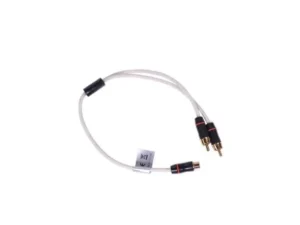 FUSION MS-RCAYM, Female to Dual Male RCA Splitter Cable, 0.9 ft | 010-12621-00