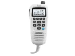 ICOM CommandMic IV with WHITE backlit LCD, in super WHITE | HM195GW 62 EXP