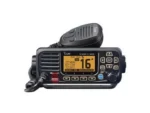 ICOM M330G Black Marine Compact VHF Fixed Mount with Built-In GPS Receiver and Supplied GPS Antenna | M330G BLACK