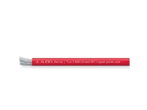 JL AUDIO ABYC Red Power Wire, 2 AWG, 50' (XM-RPW2-50) | 010-13462-00