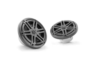 JL AUDIO M3-650X-S-GM: 6.5" Marine Speakers, Sport Grille, Gunmetal, PAIR | 93512 | 010-03061-00