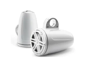 JL AUDIO M3-770ETXV3-GW-S-GW: 7.7" Tower Speakers, Gloss White Encl., Gloss White Sport Grille, PAIR | 93538 | 010-03269-00