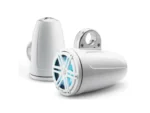 JL AUDIO M3-770ETXV3-GW-S-GW-I: 7.7" Tower Speakers, Gloss Wht Encl., Gls Wht Sport Grille, RGB LED, PAIR | 93539 | 010-03270-00