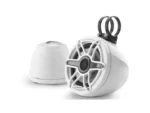 JL AUDIO M6-650VEX-GW-S-GWGW: 6.5" VEX Tower Speakers, Gloss White Enclosure & Sport Grille | 93410 | 010-03260-00
