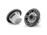 JL AUDIO M6-650X-S-GMTI: 6.5" Marine Speakers, Sport Grille, Gunmetal Trim, Titanium Grille | 93714 | 010-03091-00