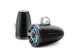 JL AUDIO M6-880ETXV3-SB-S-GMTI-I: 8.8" Tower Speakers, Satin Black, Gunmetal Sport Grille, RGB LED, PAIR | 93663 | 010-03281-00