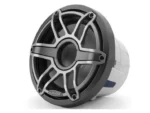 JL AUDIO M6-8IB-S-GMTI-4: 8" Marine Subwoofer (200W, 4 ohm), Infinite Baf., Gunmetal Titan. Sport Grille | 93619 | 010-03275-00