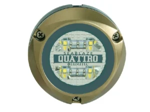 LUMITEC Zambezi Quattro Surface Mount Underwater Light, White/Blue | 101459 *ON SALE WHILE SUPPLIES LAST*