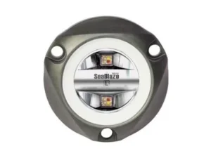 LUMITEC SeaBlaze Mini LED Underwater Light, Brushed Aluminum, Spectrum RGBW, PLI-Enabled | 101832