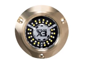 LUMITEC SeaBlaze X3 LED Underwater Light, Bronze, White/Blue | 101945