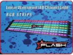 PLASHLIGHTS Linear Waterproof LED Channel Light - RGB - 30" | RS-RGB-30