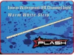 PLASHLIGHTS Linear Waterproof LED Channel Light - Warm White - 40" | RS-WW-40
